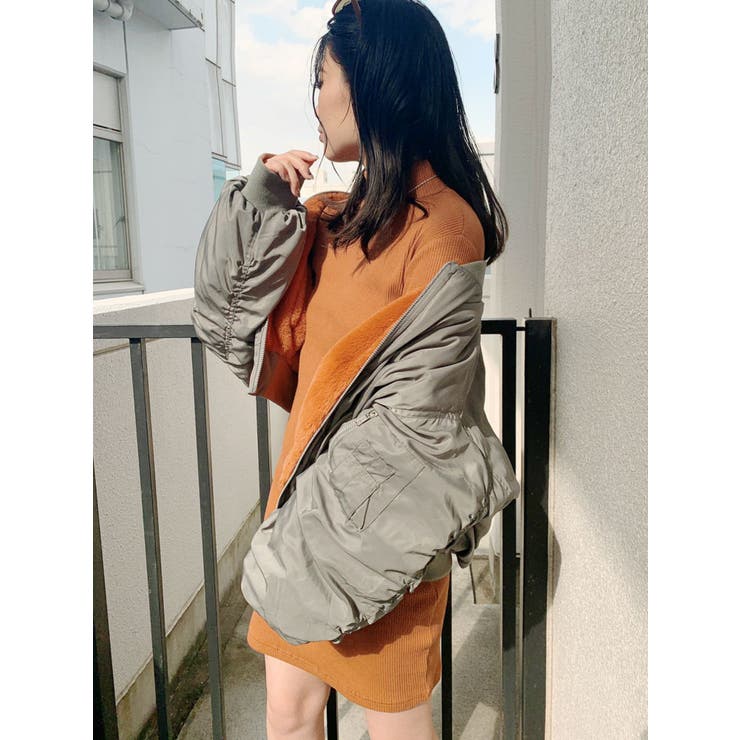 リバーシブルエコファーoriginal Color Ma 1 品番 Mksw Gyda ジェイダ のレディースファッション通販 Shoplist ショップリスト