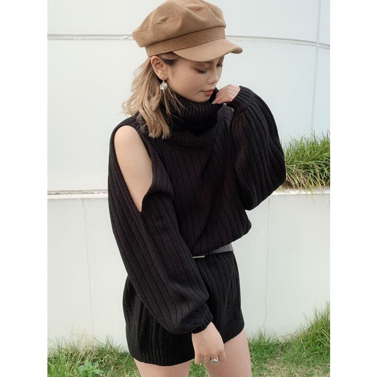 オープンショルダーニット ワンピース 品番 Mksw Gyda ジェイダ のレディースファッション通販 Shoplist ショップリスト