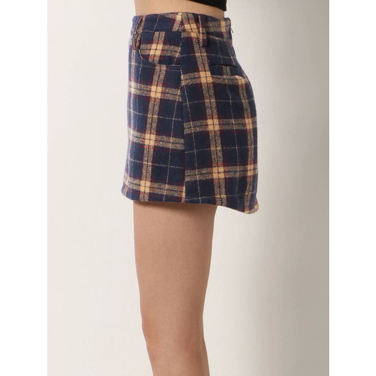 チェックスカートライクショーパン[品番：MKSW0032067]｜GYDA