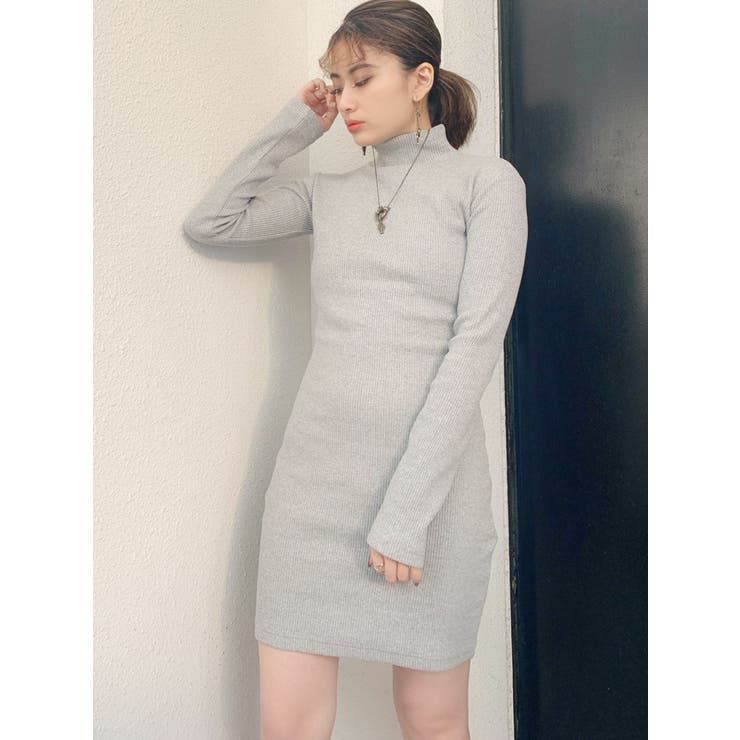 テレコタートルタイトワンピース 品番 Mksw Gyda ジェイダ のレディースファッション通販 Shoplist ショップリスト