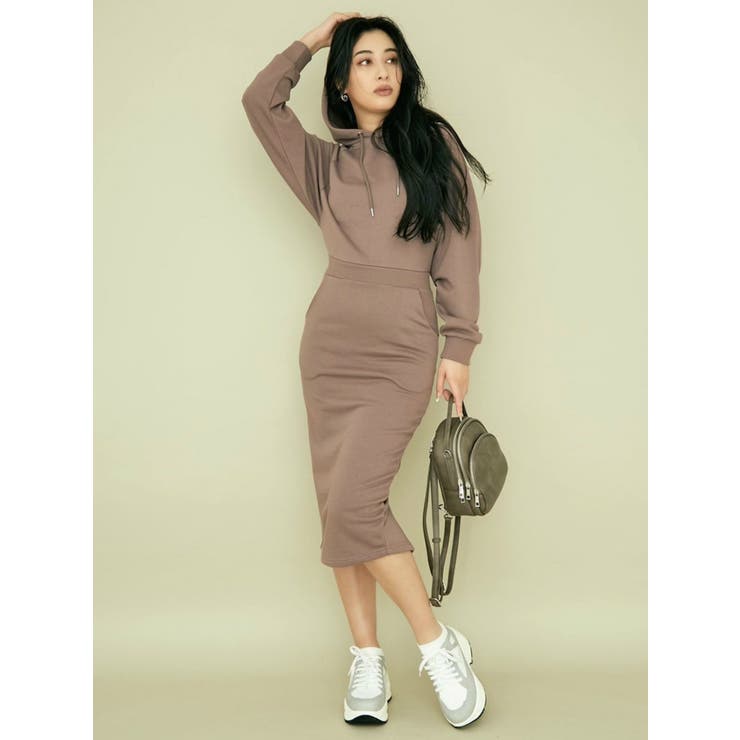 スウェットロングワンピース 品番 Mksw Gyda ジェイダ のレディースファッション通販 Shoplist ショップリスト