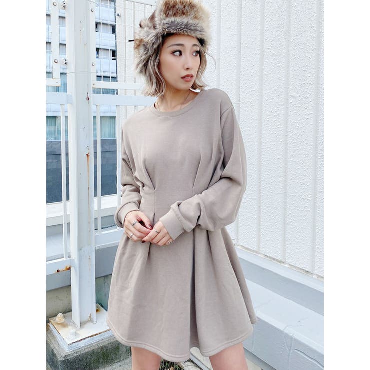 ウエストタックスウェットフレアワンピース 品番 Mksw Gyda ジェイダ のレディースファッション通販 Shoplist ショップリスト