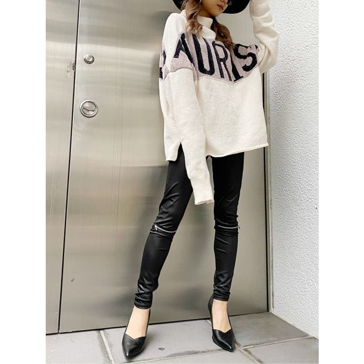 KNEE ZIP レギンス[品番：MKSW0034393]｜GYDA（ジェイダ）のレディース