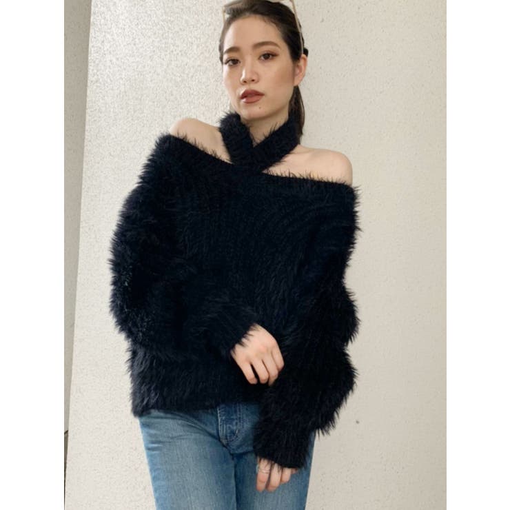 2WAYシャギーニット トップス[品番：MKSW0034397]｜GYDA（ジェイダ）の