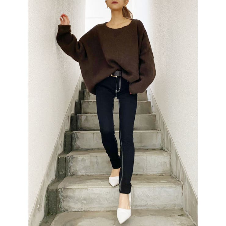 カラーグラフィックニット TOPS | GYDA | 詳細画像14 