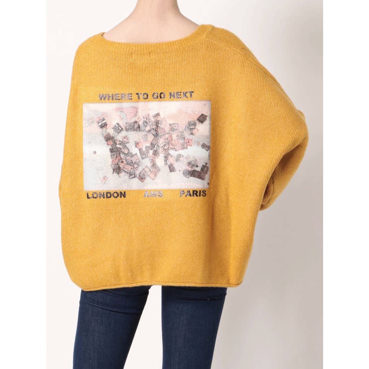 カラーグラフィックニット TOPS | GYDA | 詳細画像32 