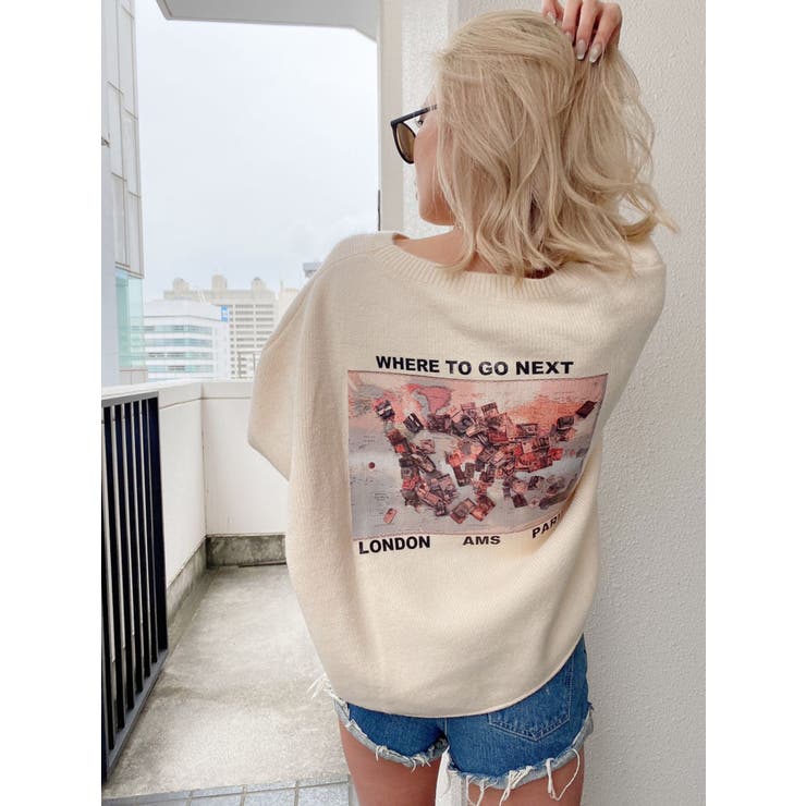 カラーグラフィックニット TOPS | GYDA | 詳細画像7 