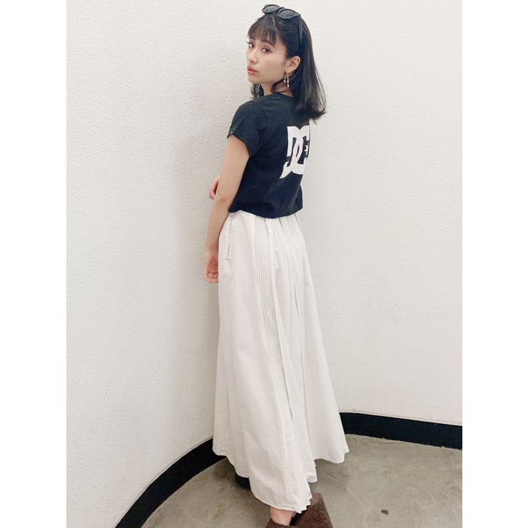 GYDA×DC ★BACKロゴTシャツ　新品未使用　ホワイト ジェイダ GYDA GYDA×DC BACKLOGOロンT （オフホワイト） -ファッション