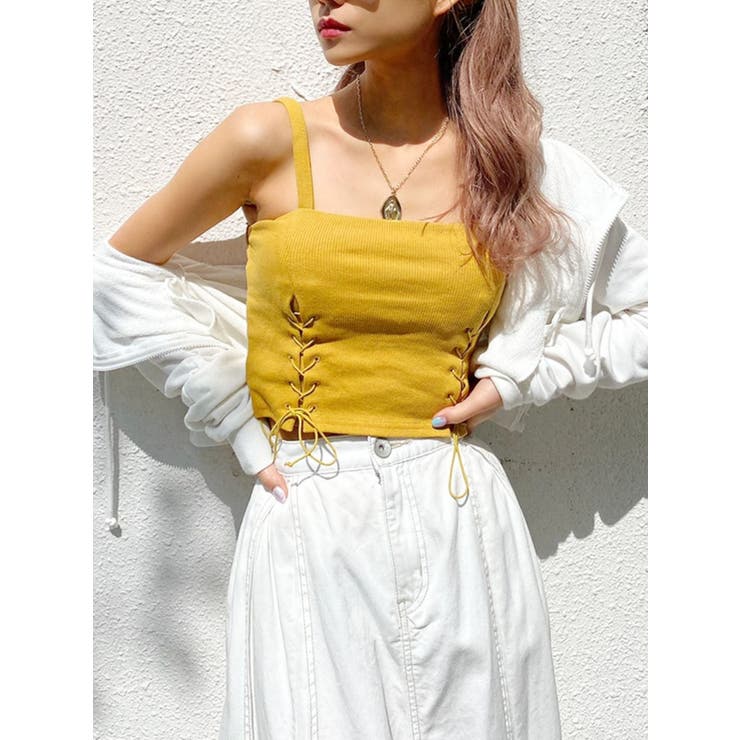 Wレースアップ2WAYビスチェ[品番：MKSW0033354]｜GYDA（ジェイダ）のレディースファッション通販｜SHOPLIST（ショップリスト）