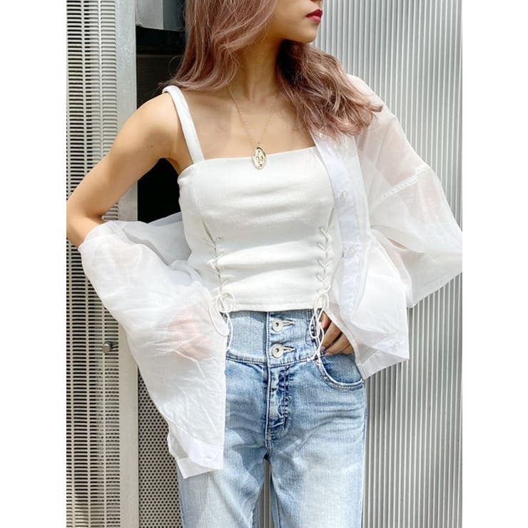 Wレースアップ2WAYビスチェ[品番：MKSW0033354]｜GYDA（ジェイダ）のレディースファッション通販｜SHOPLIST（ショップリスト）