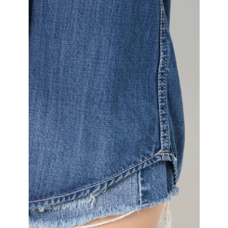GYDA - 新品未使用⭐︎ GYDA ジェイダ　レースアップデニムシャツ レースアップデニムシャツ[品番：MKSW0034737]｜GYDA（ジェイダ