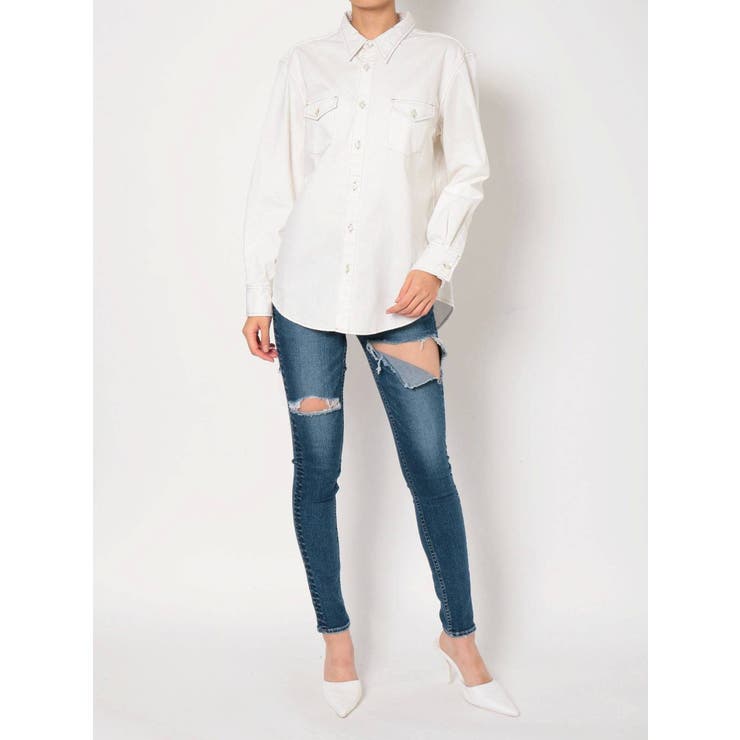 キャミソール DENIM LIKE GABBY キャミソール MOUSSY | DENIM LIKE GABBY キャミ (キャミソール ) |SHEL'TTER