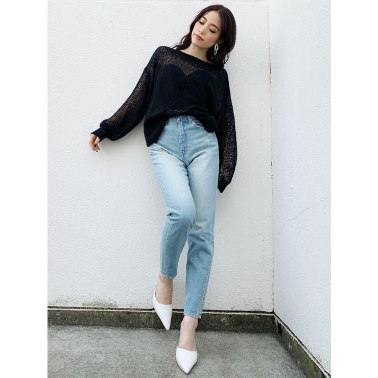新品タグ付き　GAP デニムパンツ BACKレースUPペグトップデニムパンツ[品番：MKSW0034777]｜GYDA