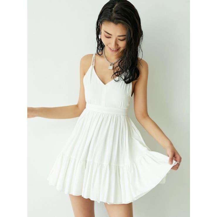 キャミフレアミニワンピース 品番 Mksw Gyda ジェイダ のレディースファッション通販 Shoplist ショップリスト