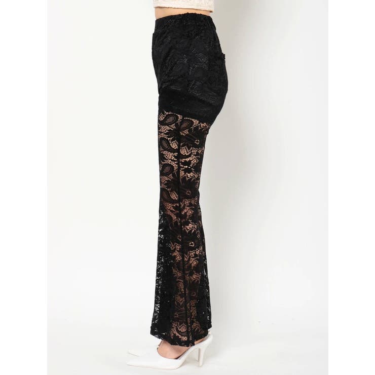 sahara（サハラ）の「Lace Line Pants/レースラインパンツ