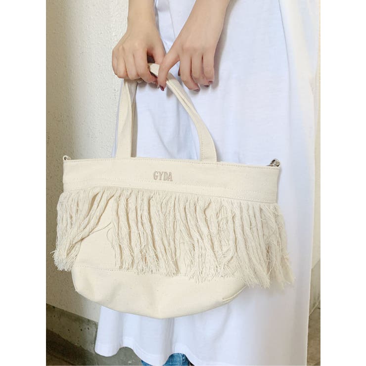 ロングフリンジトートBAG[品番：MKSW0037388]｜GYDA（ジェイダ 