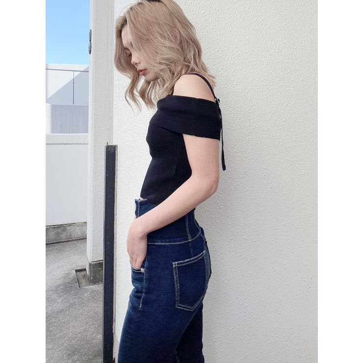 バックルデザインニット TOPS | GYDA | 詳細画像5 
