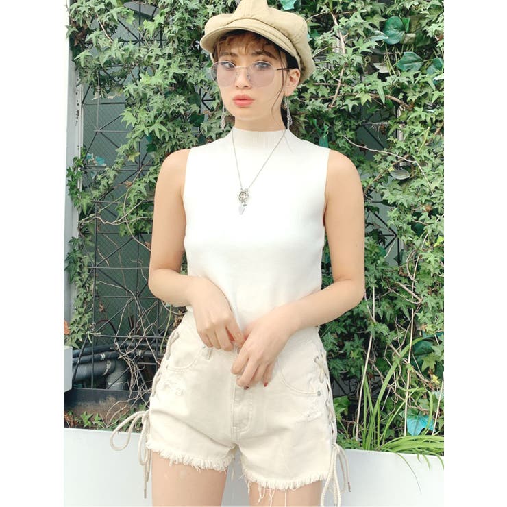 ノースリーブニットタンクトップ[品番：MKSW0034858]｜GYDA（ジェイダ