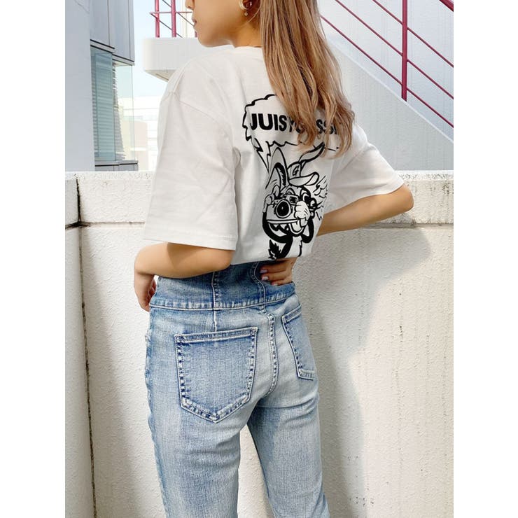 WEB限定】paparazzi bunnyロゴTシャツ[品番：MKSW0037520]｜GYDA