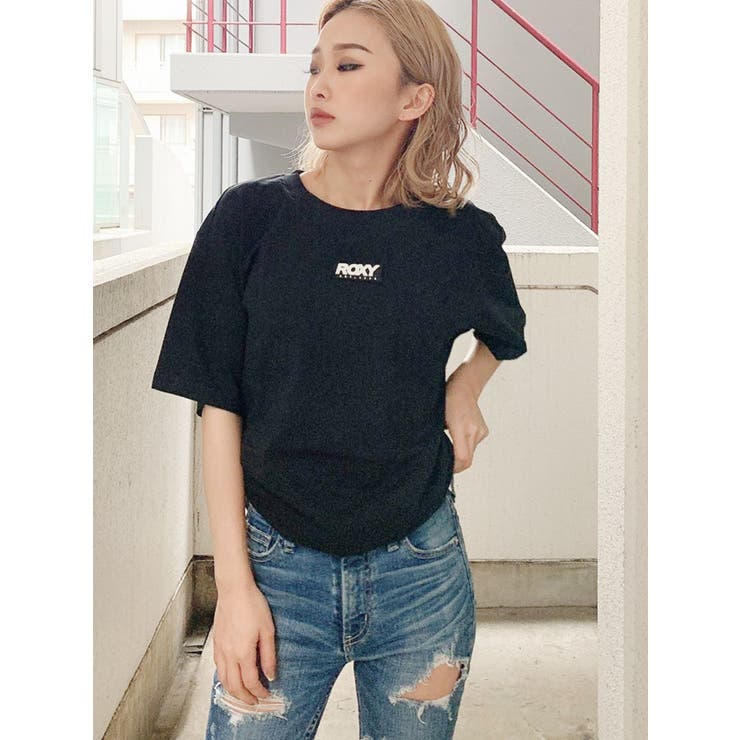 売れ筋商品|||ロキシー Tシャツ レディース トップス UNDER YOUR SPELL - Top - anthracite 楽天市場】ロキシー（Tシャツ・カットソー｜トップス