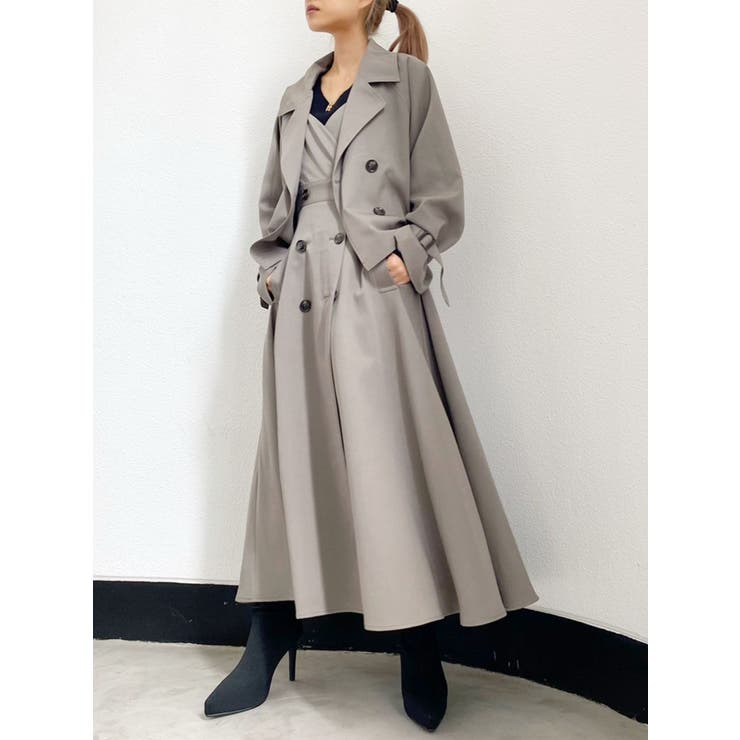 WEB限定】レイヤードトレンチコート[品番：MKSW0038381]｜GYDA