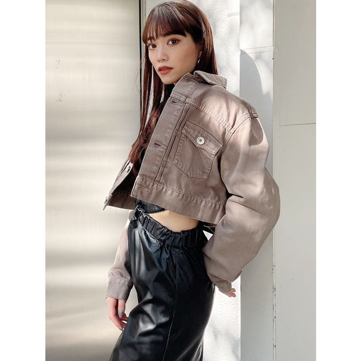 Denime　Gジャン　レディース ジェイダ GYDA UNDER SLEEVEラインデニムGジャン （インディゴ