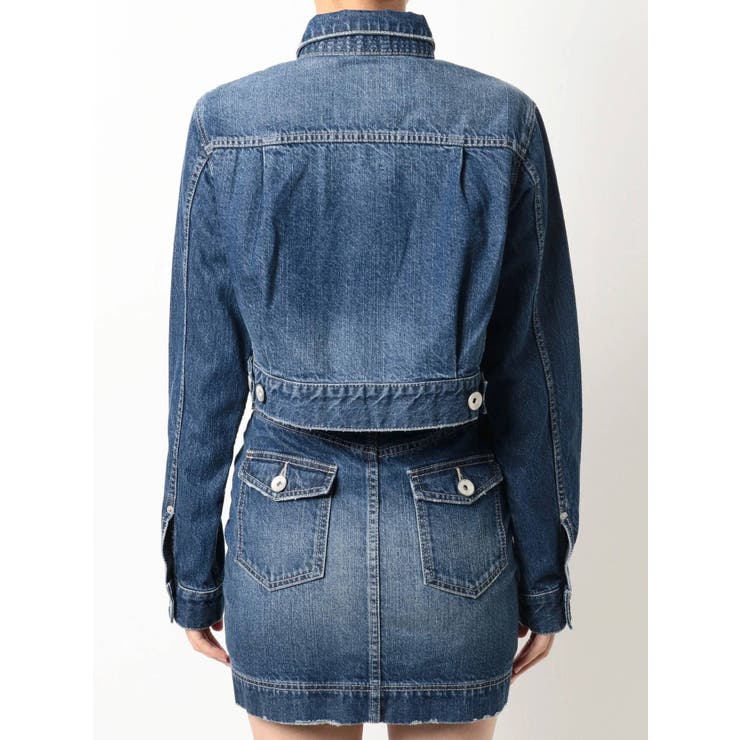 新品タグ付き/GYDA/キルティングデニムセットアップ/ジャケット