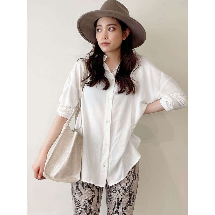 GYDA - BACK OPEN デザインシャツ BACK OPENデザインシャツ[品番：MKSW0038442]｜GYDA（ジェイダ