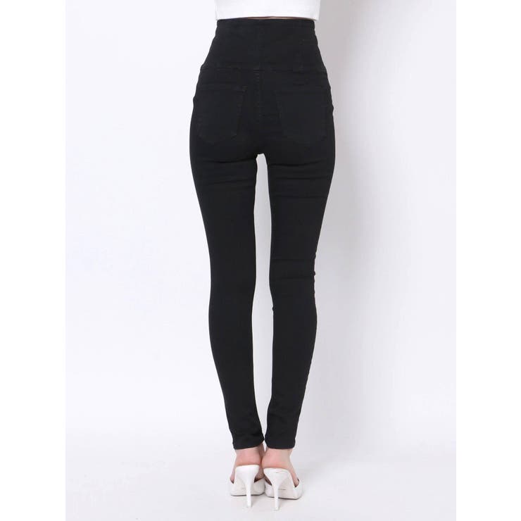 タカダンス❤︎オーガンジーキラキラパンツ⭐︎超美品！ H/Wボタンカラースキニーパンツ[品番：MKSW0038402]｜GYDA