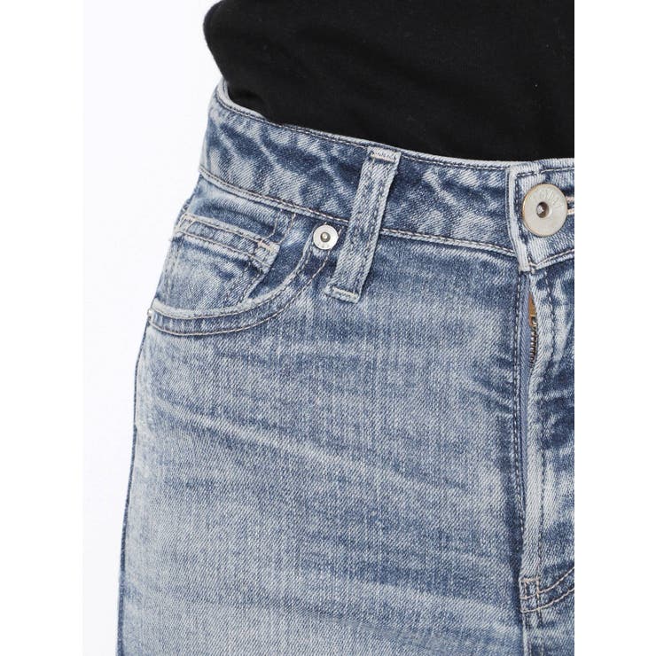 M/W BACK RIPPEDケミカルスキニーデニムパンツ[品番