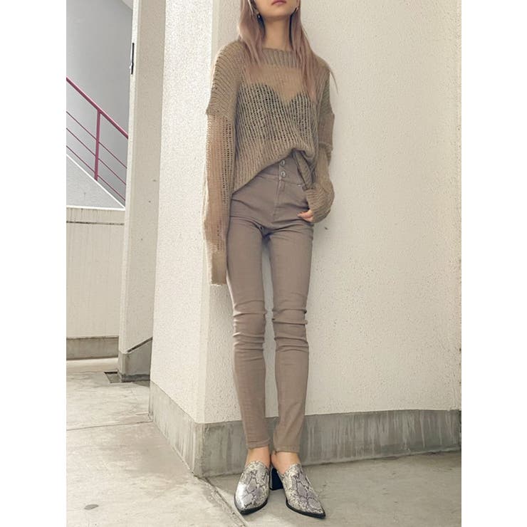 透かし編みニット TOPS[品番：MKSW0038428]｜GYDA（ジェイダ）の