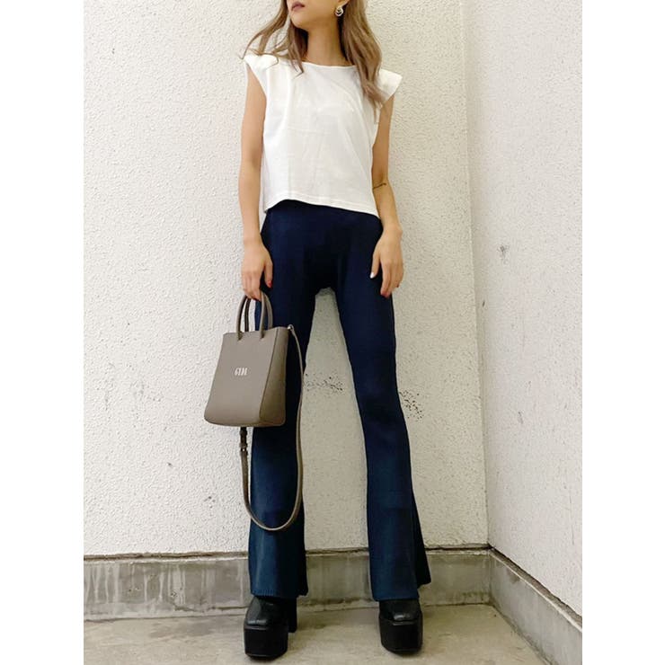 シクラス タンクトップ CIVARIZE / オパールダメージロングタンクトップ 44 ブラックx