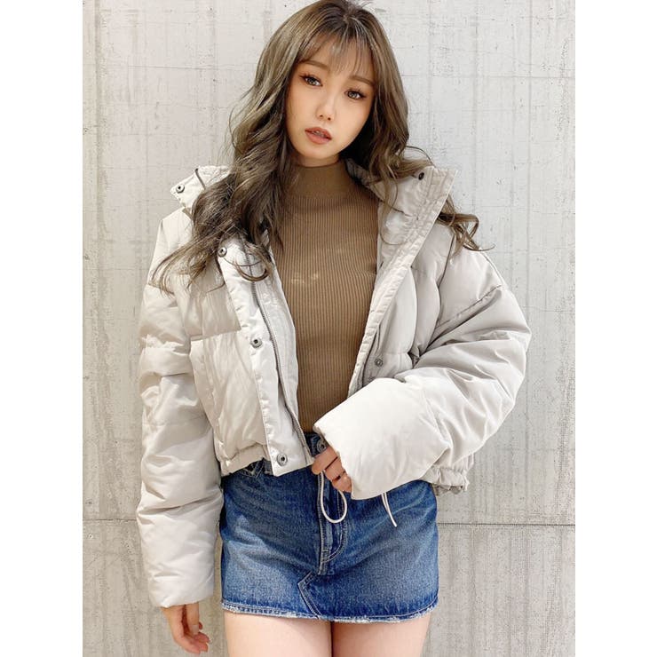 backロング ショートダウンコート[品番：MKSW0039069]｜GYDA