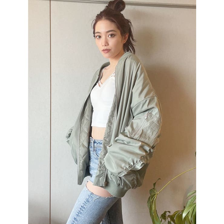 オーバーサイズma 1 品番 Mksw Gyda ジェイダ のレディースファッション通販 Shoplist ショップリスト