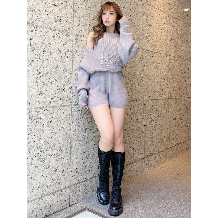 GYDA レイヤードニット ロンパース レイヤードニット ロンパース[品番：MKSW0039083]｜GYDA（ジェイダ