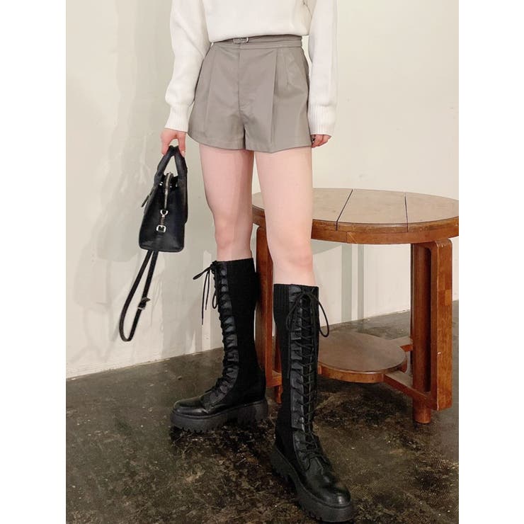 ウエストベルトフェイクレザーショーパン 品番 Mksw Gyda ジェイダ のレディースファッション通販 Shoplist ショップリスト