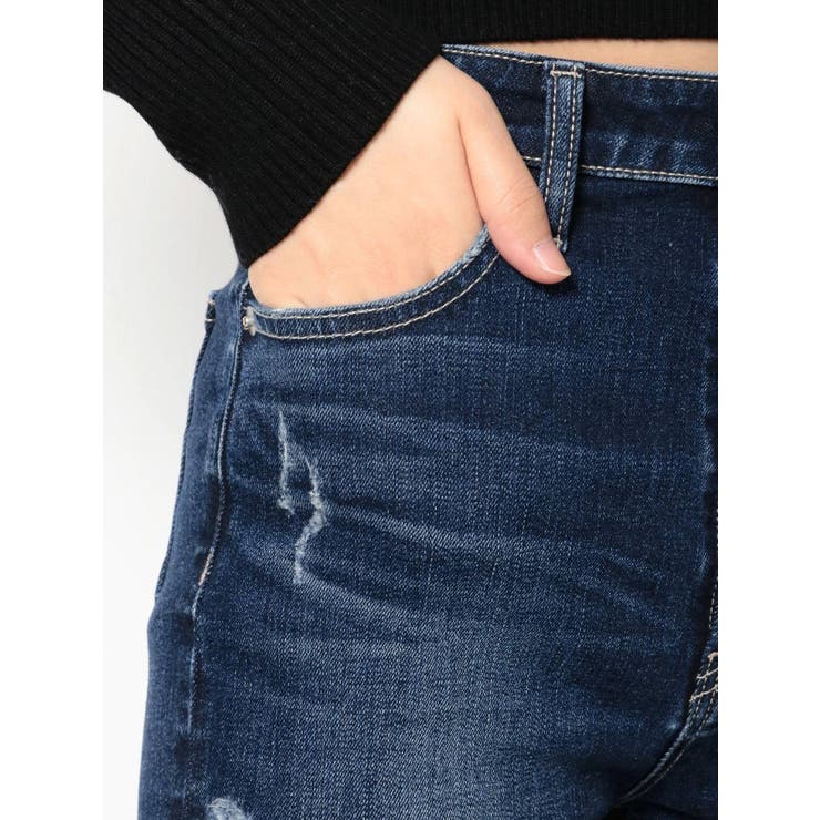 H/Wサイハイカットデザインデニムパンツ | GYDA | 詳細画像33 