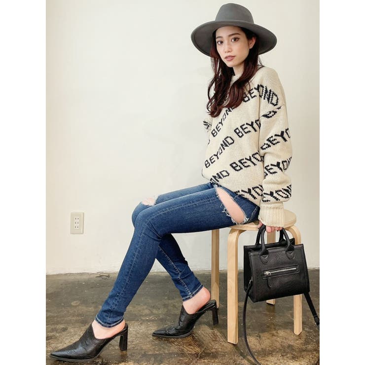 BEYOND PATTERN ニット TOPS[品番：MKSW0039133]｜GYDA