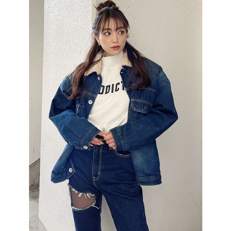 SO ADDICTEDショートニットTOPS[品番：MKSW0040133]｜GYDA