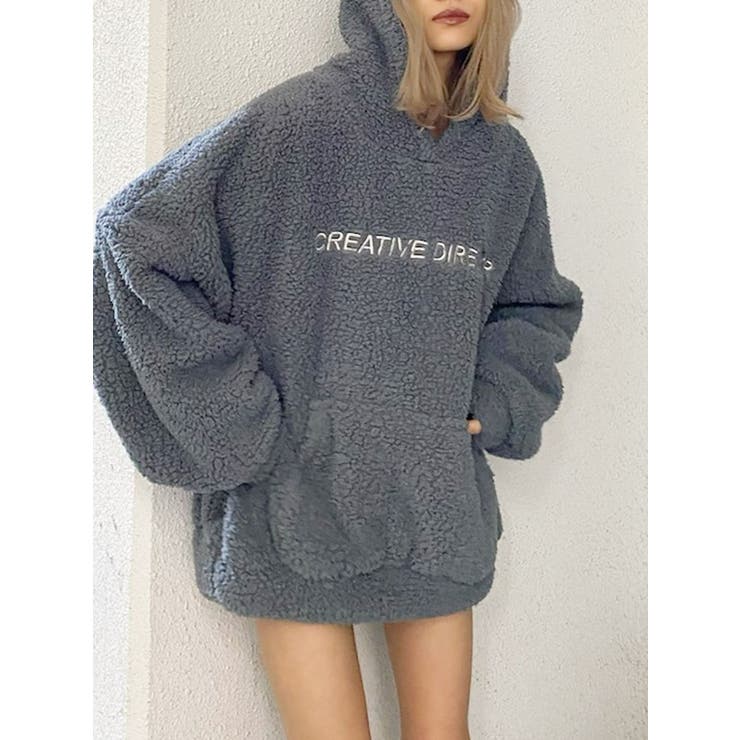 CREATIVE DIRECTORボアフードパーカー[品番：MKSW0040139]｜GYDA