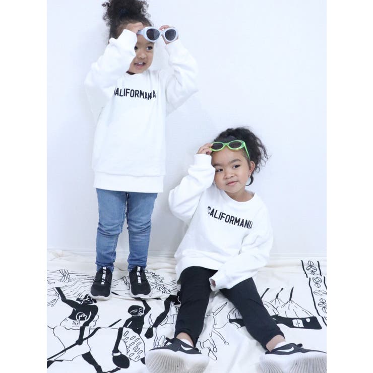 WEB限定】KIDS CALIFORMANIA BUNNYスウェットTOPS[品番
