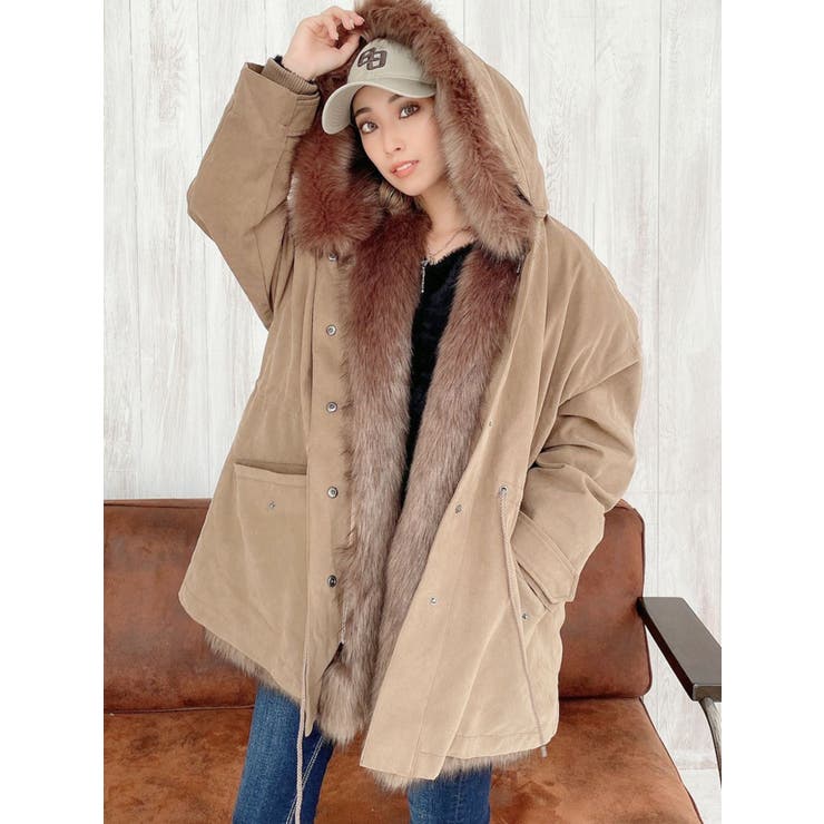 Fashion Bonita 中メタル　ファッションボニータ　フェザー　イーグル FLARE BALLライナーエコファーN3B[品番：MKSW0040715]｜GYDA（ジェイダ