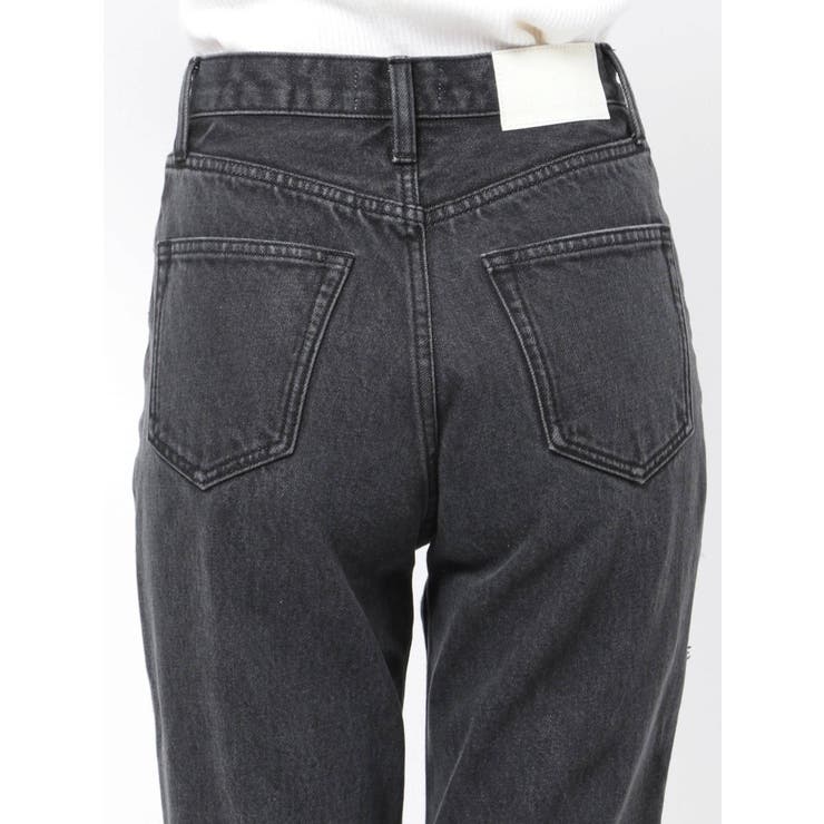 FISHNET TIGHTSデザインストレートデニムパンツ | GYDA | 詳細画像32 