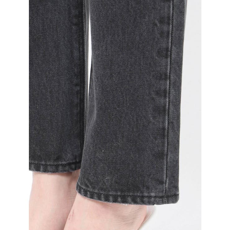 FISHNET TIGHTSデザインストレートデニムパンツ | GYDA | 詳細画像34 