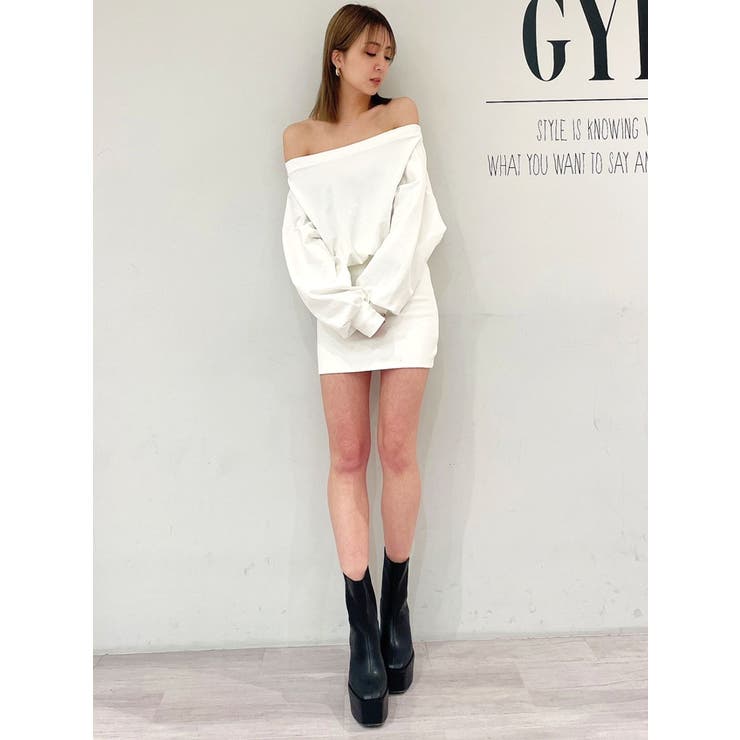 GDサイドラインニットワンピース[品番：MKSW0062442]｜GYDA