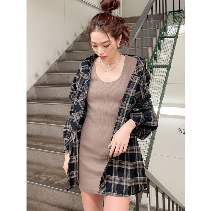 ドルマンBIGチェックシャツ[品番：MKSW0042254]｜GYDA（ジェイダ）の