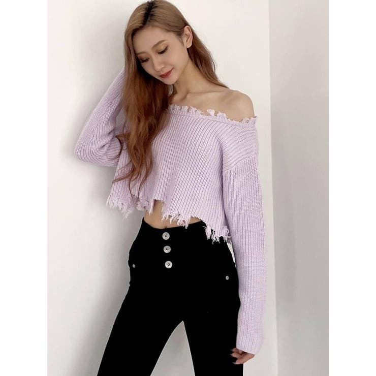 お値下げ❣️ワンショルダー美品❣️ ドッキングオフショル スウェットワンピース[品番：MKSW0045881