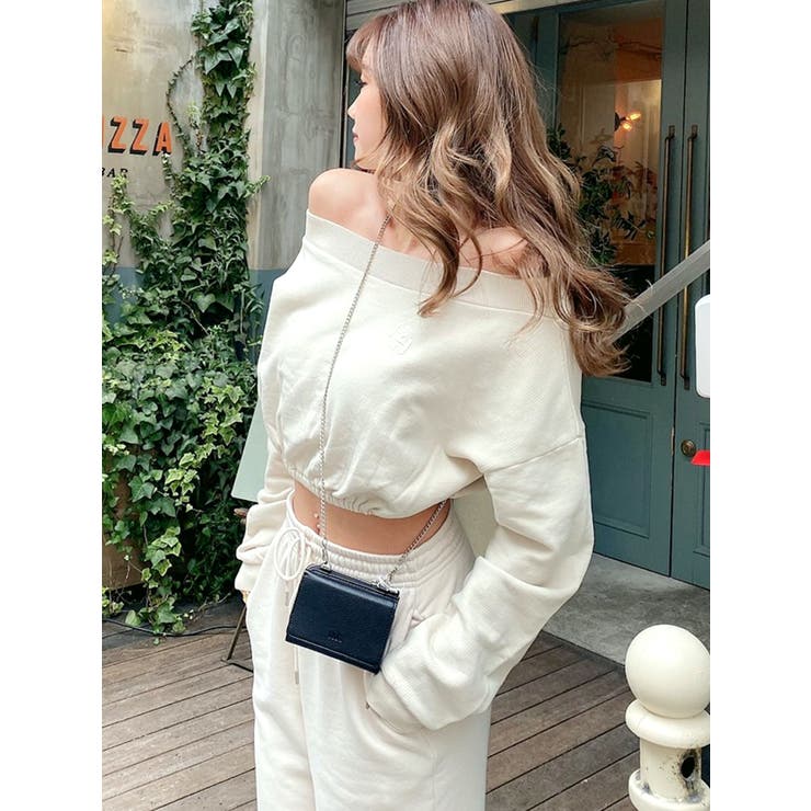 ピグメントオフショル スウェットTOPS[品番：MKSW0041816]｜GYDA