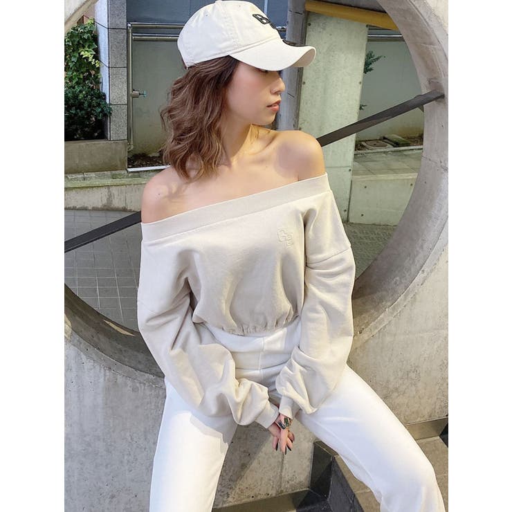 ピグメントオフショル スウェットTOPS[品番：MKSW0041816]｜GYDA