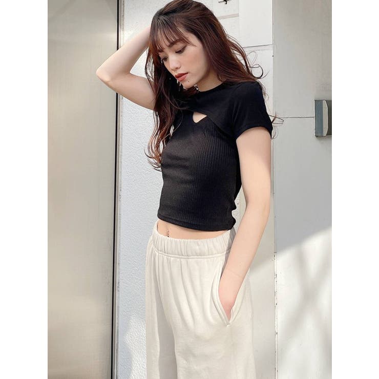 トップス kumi ホールカットニットトップス – BUNNY APARTMENT